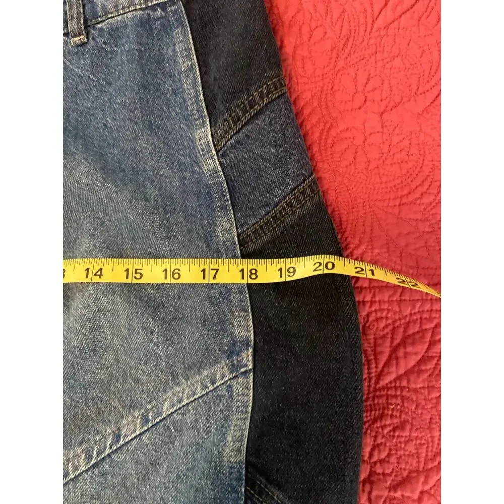 We The Free Moonlit Moto Slim Bootcut Colorblock jeans with button cuff - Picture 11 of 16